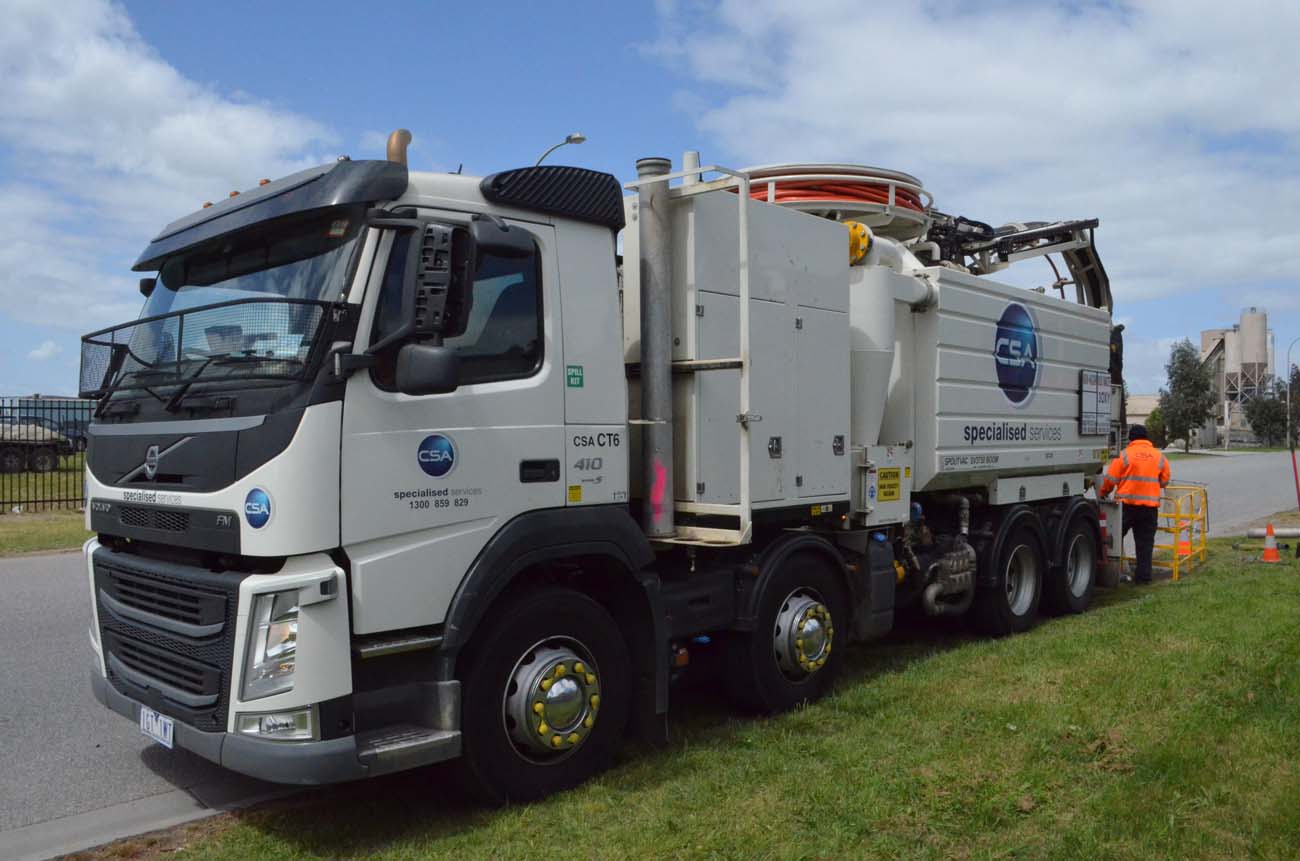 CSA fleet - combination vacuum truck