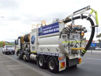 CSA fleet - heavy vacuum truck back