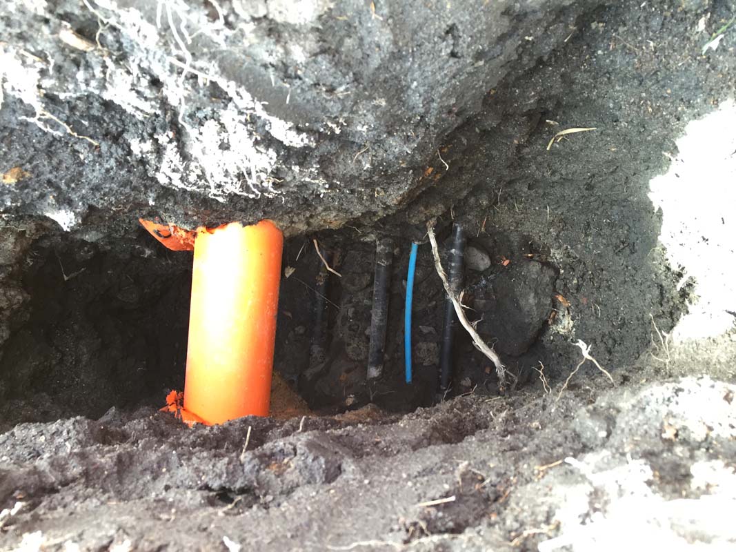 Located Underground Utilities